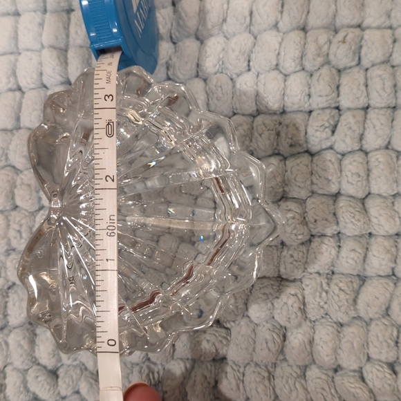 VINTAGE Crystal Jewelry Box | Heart Shaped Trinket Box - Picture 10 of 14